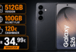 Samsung Galaxy S26 512GB für einmalig 129 Euro mit 100GB Allnet Flat und 120 Euro Cashback nur 34.99 Euro monatlich