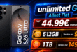 Samsung Galaxy S26 Ultra 512GB für einmalig 9 Euro mit o2 unlimited Allnet Flat nur 44.99 Euro monatlich - 1TB Version nur 149 Euro