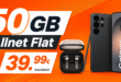 Samsung Galaxy S26 Ultra & Galaxy Buds4 für einmalig 100 Euro mit 50GB Allnet Flat nur 39.99 Euro monatlich