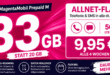 Telekom Prepaid WM Aktion - 33GB Allnet Flat nur 9.95 Euro alle 4 Wochen
