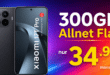 Xiaomi 17T Pro 1TB Version mit 300GB Allnet Flat nur 34.99 Euro monatlich