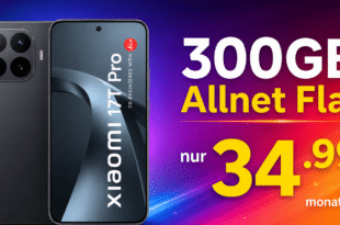 Xiaomi 17T Pro 1TB Version mit 300GB Allnet Flat nur 34.99 Euro monatlich
