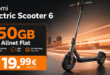 Xiaomi Electric Scooter 6 mit 50GB Allnet Flat nur 19.99 Euro monatlich