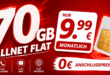 70GB Vodafone Allnet Flat nur 9.99 Euro monatlich