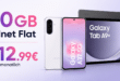 Samsung Galaxy A37 & Galaxy Tab A9+ Wi-Fi für einmalig 49 Euro mit 20GB Allnet Flat nur 12.99 Euro monatlich