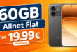 Honor 600 mit 60GB Allnet Flat nur 19.99€ monatlich