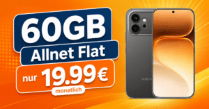 Honor 600 mit 60GB Allnet Flat nur 19.99€ monatlich