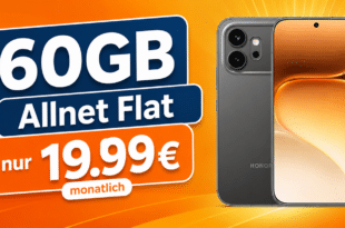 Honor 600 mit 60GB Allnet Flat nur 19.99€ monatlich
