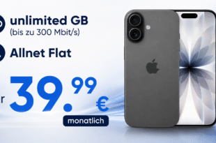 iPhone 17 für einmalig 79 Euro mit o2 unlimited Allnet Flat nur 39.99 Euro monatlich