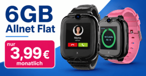 Xplora XGO2 Kinder Smartwatch mit 6GB Allnet Flatrate nur 3.99 Euro monatlich