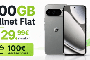 Google Pixel 10 Pro XL für einmalig 299 Euro mit 100GB Allnet Flat und 100€ Wechselbonus nur 29.99 Euro monatlich