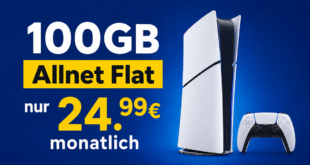 Playstation 5 PS5 Slim Digital Edition mit 100GB Allnet Flat nur 24.99 Euro monatlich