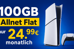 Playstation 5 PS5 Slim Digital Edition mit 100GB Allnet Flat nur 24.99 Euro monatlich