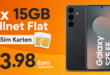 Samsung Galaxy S25 FE mit 2x 15GB Allnet Flat nur 13.98 Euro monatlich