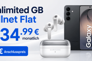 Samsung Galaxy S26+ (S26Plus) & Galaxy Buds4 Pro für einmalig 129 Euro mit o2 unlimited Allnet Flat nur 34.99 Euro monatlich