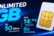 unlimited Allnet Flat bis zu 50 Mbit/s im Download nur 14.99 Euro monatlich – 0€ Anschlusspreis