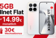 Xiaomi 17T für einmalig 29 Euro mit 35GB Allnet Flat und 30€ Wechselbonus nur 14.99 Euro monatlich