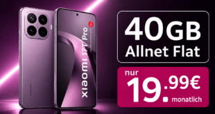 Xiaomi 17T Pro für einmalig 49 Euro mit 40GB Allnet Flat nur 19.99 Euro monatlich
