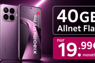Xiaomi 17T Pro für einmalig 49 Euro mit 40GB Allnet Flat nur 19.99 Euro monatlich