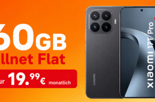 Xiaomi 17T Pro für einmalig 79 Euro mit 60GB Allnet Flatrate nur 19.99 Euro monatlich