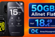 Xiaomi Redmi Note 15 Pro 5G & Watch 5 Active mit 50 GB Allnet Flatrate nur 18.49 Euro monatlich