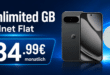Google Pixel 10 Pro XL & Pixelsnap-Ladegerät für einmalig 19€ mit o2 unlimited Allnet Flat nur 34.99€ monatlich