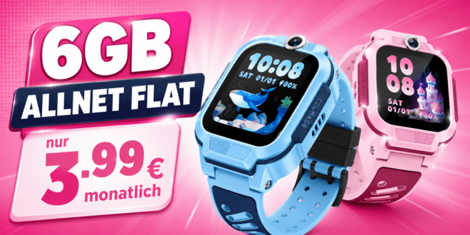 IMOO Watch Phone Z3 Kidswatch für einmalig 29€ mit 6GB Allnet Flat nur 3.99€ monatlich