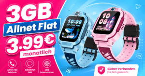 IMOO Watch Phone Z3 Kidswatch für einmalig 29€ mit 3GB Allnet Flatrate nur 3.99€ monatlich