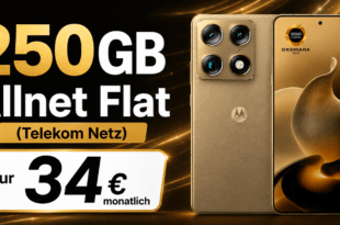 Motorola Signature für einmalig 129€ mit 250GB Allnet Flat nur 34€ monatlich