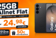 Samsung Galaxy S26 512GB für einmalig 99€ mit 25GB Allnet Flat und 50€ Wechselbonus nur 24.98€ monatlich