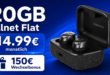 Sennheiser Momentum True Wireless 4 mit 20GB Allnet Flat und 150€ Wechselbonus nur 14.99€ monatlich