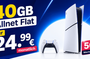Sony Playstation 5 Slim Digital Edition PS5 für einmalig 19€ mit 40GB Allnet Flat und 50€ Wechselbonus nur 24.99€ monatlich