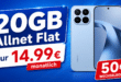 Xiaomi 17T für einmalig 29€ (Einsendung Altgerät) mit 20GB Allnet Flat und 50€ Wechselbonus nur 14.99€ monatlich