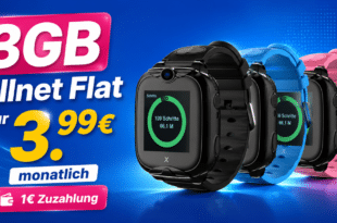 Xplora XGO2 Smartwatch für Kinder mit 3GB Allnet Flatrate nur 3.99 Euro monatlich