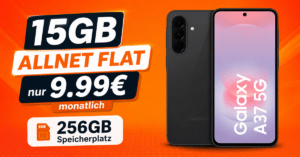 Samsung Galaxy A37 mit 15GB Allnet Flat nur 9.99€ monatlich