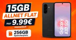 Samsung Galaxy A37 mit 15GB Allnet Flat nur 9.99€ monatlich