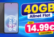 Samsung Galaxy A57 für einmalig 99€ mit 40GB Allnet Flat nur 14.99€ monatlich