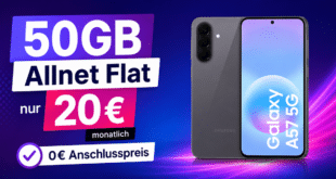 Samsung Galaxy A57 256GB mit 50GB Allnet Flat nur 20€ monatlich