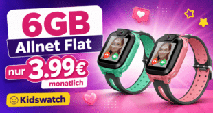 imoo Watch Phone Z1 Kinder Smartwatch für einmalig 1 Euro mit 6GB Allnet Flat nur 3.99€ monatlich