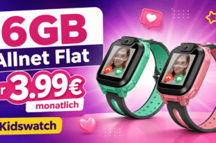 imoo Watch Phone Z1 Kinder Smartwatch für einmalig 1 Euro mit 6GB Allnet Flat nur 3.99€ monatlich