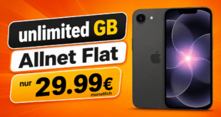 iPhone 17e für einmalig 49€ mit o2 unlimited Allnet Flat nur 29.99€ monatlich