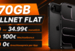 iPhone Air für einmalig 99€ mit 70GB Allnet Flat und 100€ Wechselbonus nur 34.99€ monatlich