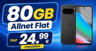 Google Pixel 10 mit 80GB Allnet Flat nur 24.99€ monatlich