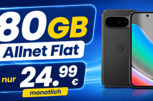 Google Pixel 10 mit 80GB Allnet Flat nur 24.99€ monatlich