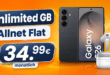 Samsung Galaxy S26 & Buds4 Pro für einmalig 119€ mit o2 unlimited Allnet Flat nur 34.99€ monatlich