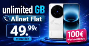 vivo X300 Ultra für einmalig 719€ mit Vodafone unlimited Allnet Flat und 100€ Wechselbonus für 49.99€ monatlich