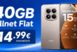 Xiaomi Redmi Note 15 Pro für einmalig 7€ mit 40GB Allnet Flat nur 14.99€ monatlich