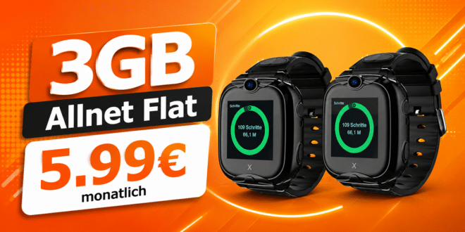 2x Xplora XGO2 Kidswatch mit 3GB Allnet Flat nur 5.99€ monatlich