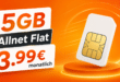 5GB Allnet Flat nur 3.99€ monatlich