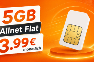 5GB Allnet Flat nur 3.99€ monatlich